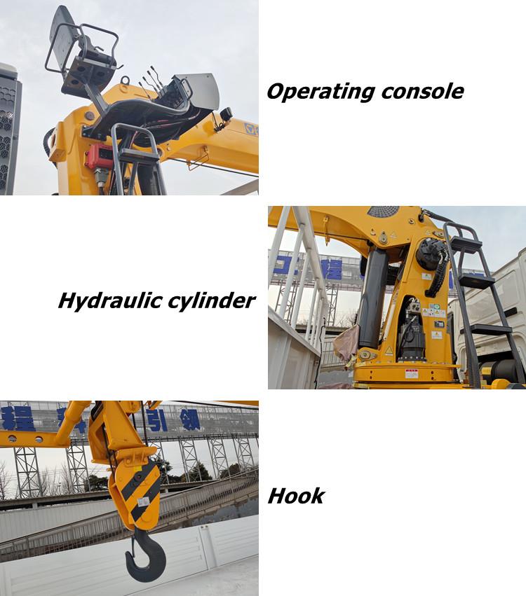 Howo Telescopic Boom Truck Mounted Crane for Sale Near Me