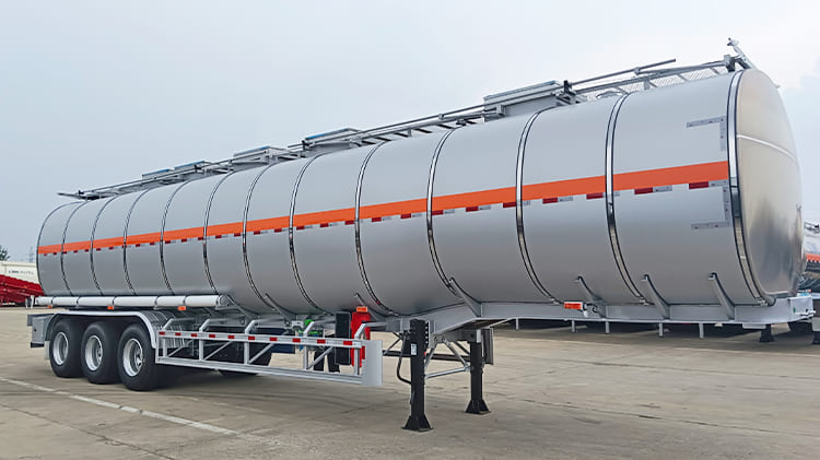 Stainless Steel Diesel Fuel Tanker Trailers Price for Sale in Sierra Leone