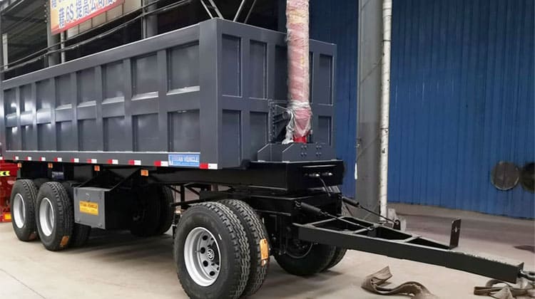 Full Trailer Truck | 6m Drawbar Tipper Trailer fors Sale