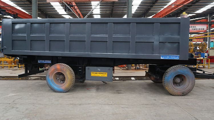 Full Trailer Truck | 6m Drawbar Tipper Trailer fors Sale