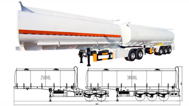 Superlink Fuel Tanker Trailer for Sale in Angola