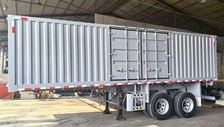 Enclosed Van Box Semi Trailer for Sale in Congo
