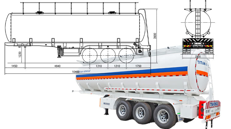 Hydrochloric Sulfuric Sulphuric Chemical Acid Tanker Trailers Price for Sale
