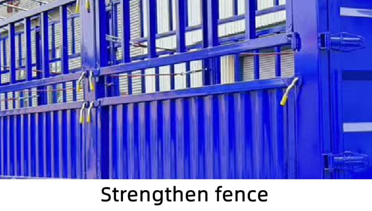 Fence Cattle Pig Transport Trailers for Sale in Guyana