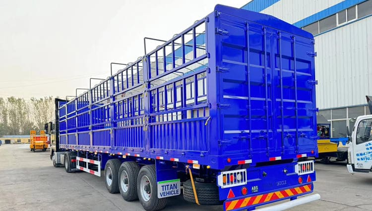 Fence Cattle Pig Transport Trailers for Sale in Guyana