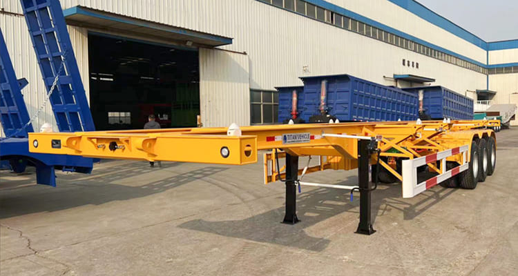 Tri Axle Container Skeletal Trailer for Sale