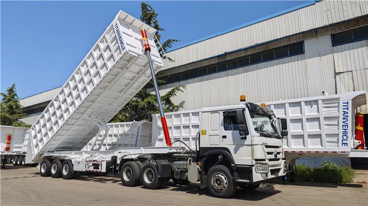 60 Ton Dump Semi Trailer for Sale in Mali