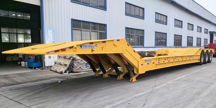 3 Axle Folding Gooseneck Trailers for Sale in United Arab Emirates