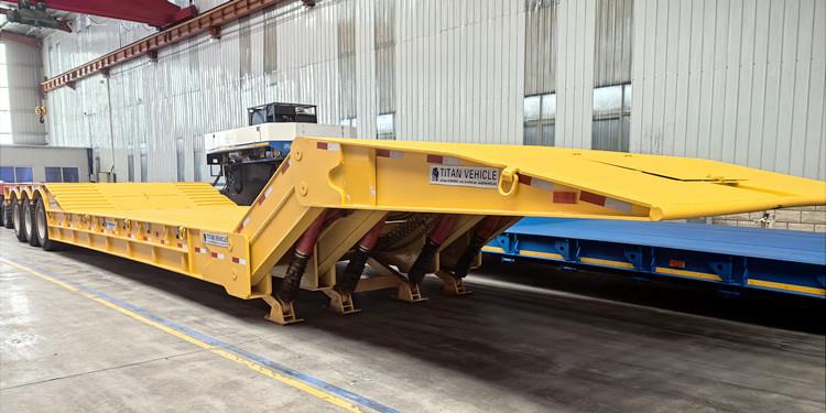 3 Axle Folding Gooseneck Trailers for Sale in United Arab Emirates
