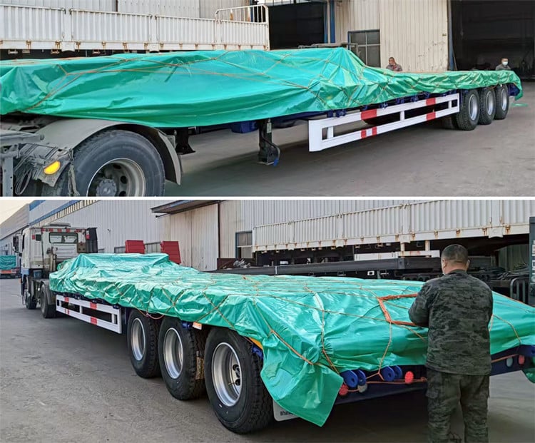 2026 New Model 3 Axle Lowbed Trailer Truck for Sale - TITAN Vehicle