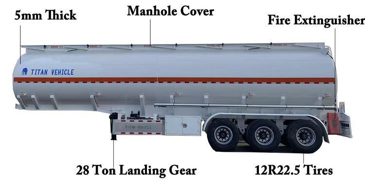 Petrol Tanker Trailer for Sale In Zambia