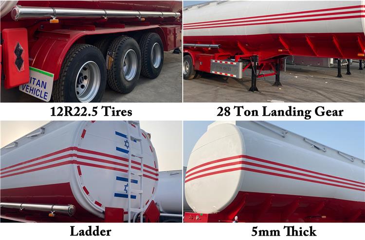 TITAN 3 Axle 45,000L Oil Tanker Trailer for Sale