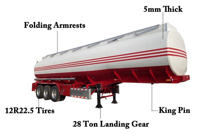 TITAN 3 Axle 45,000L Oil Tanker Trailer for Sale