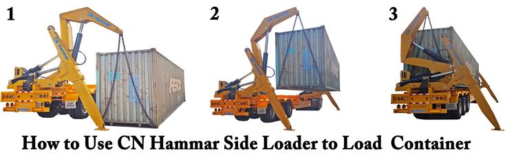 CN Hammar 40ft Side Loader Trailer for Sale In Papua New Guinea