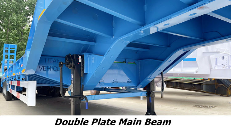 4 Axle Full-Width Gooseneck Low Bed Semi Trailer