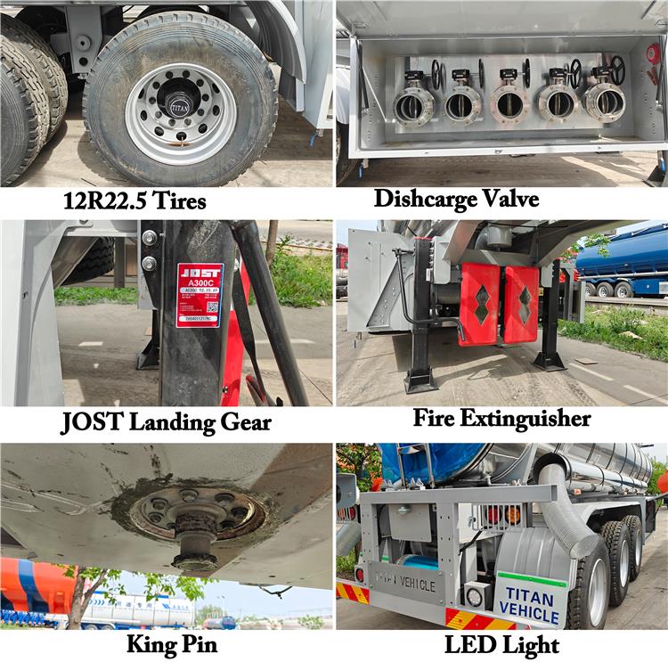 3 Axle 45000 Liter Stainless Steel Tanker Trailer for Sale In Saudi Arabia