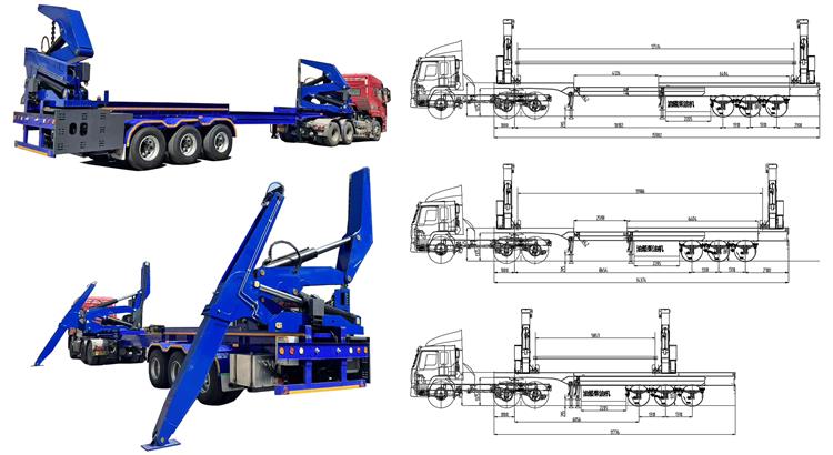 Extendable Side Lifter Trailer for Sale In Papua New Guinea