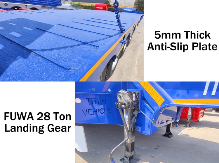 4 Axle Low Loader Trailer Price for Sale in Guyana