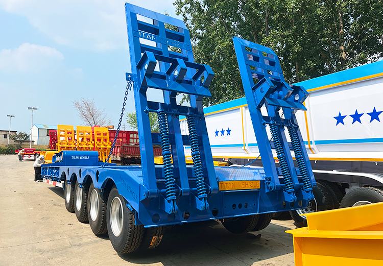 Titan 4 Axle 100 ton Low Bed Trailer for Sale in Nigeria