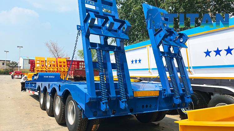 Titan 4 Axle 100 ton Low Bed Trailer for Sale in Nigeria