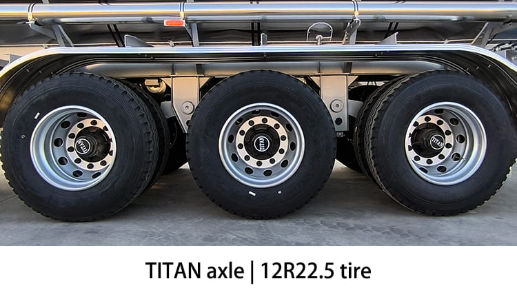 TITAN 50000L Stainless Steel Fuel Tank Semi Trailer for Sale in Bamako, Mali