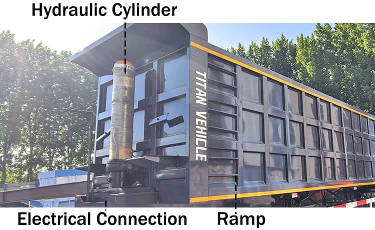 3 Axle End Dump Trailer Prices  for Sale in Sierra Leone Freetown