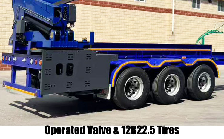 45 Ton Extendable Container Side Lifter Trailer for Sale in Guyana