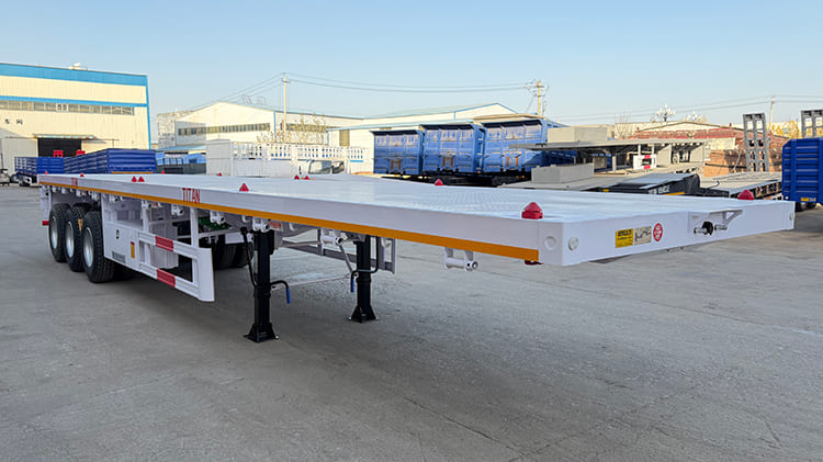 TITAN 3 Axle 40FT Flatbed Semi Trailer for Sale in Sierra Leone