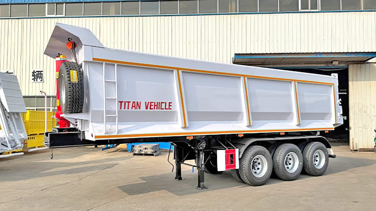 Tri Axle Semi Tipper Trailer for Sale in Senegal