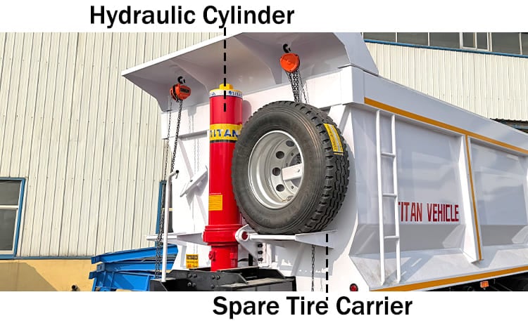 Tri Axle Semi Tipper Trailer for Sale in Senegal