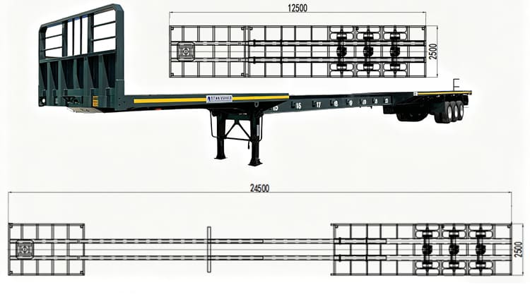 TITAN Extendable Flatbed Trailer for Sale Near Me in Sierra Leone