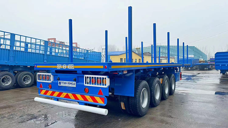 TITAN Heavy Duty Flat Bed Trailer with Stake for Sale in Sierra Leone