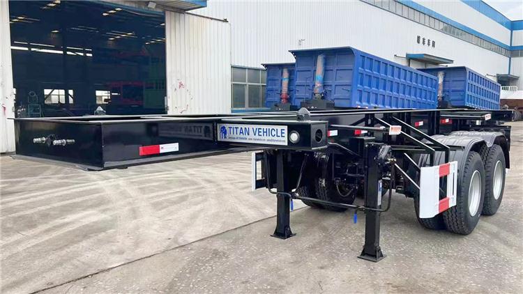 2 axle 20&lsquo; chassis trailer&rsquo;