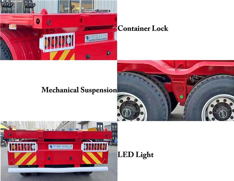 3 Axle 40' Gooseneck Chassis Trailer for Sale In Jamaica