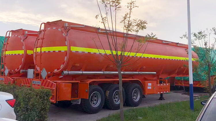 3 Axle Stainless Steel Tanker Trailer for Sale in Guinea