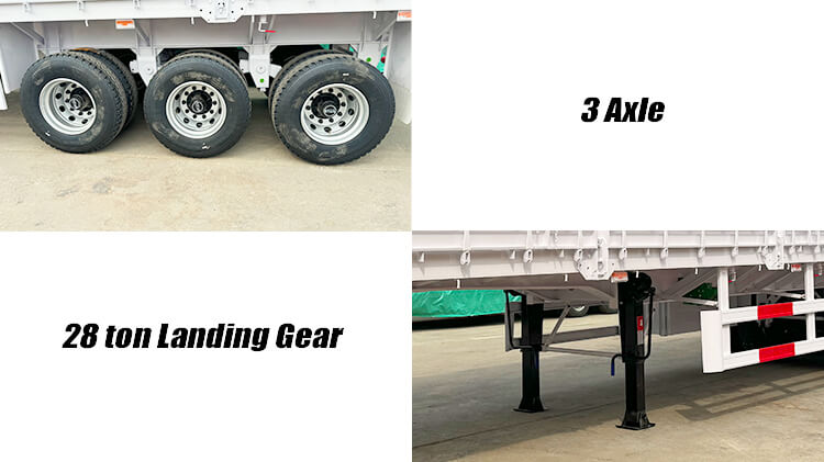 Titan Tri Axle Dropside Trailer for Sale in Zambia