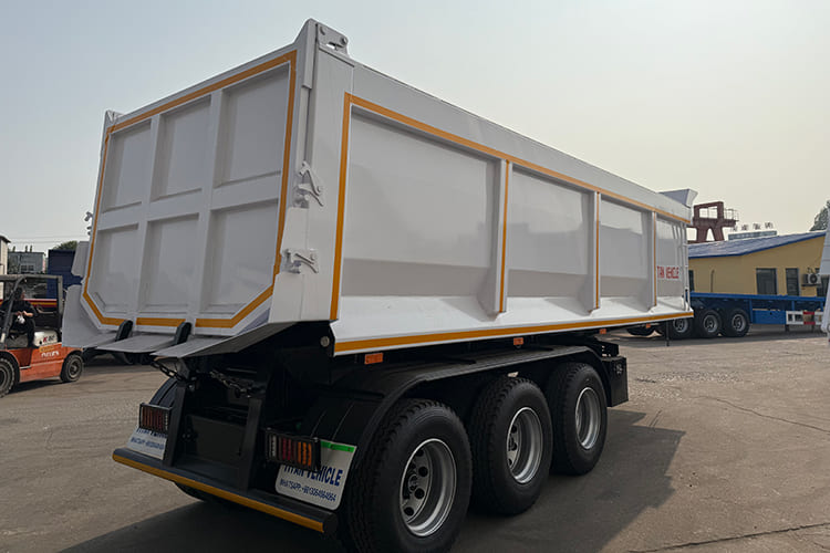 TITAN 3 Axle Dump Trailer for Sale in Dakar, Senegal-30 CBM