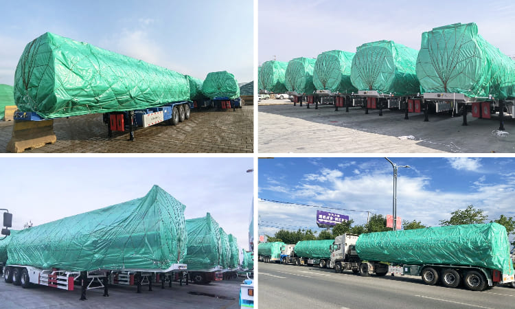 45000 Liters Fuel Tanker Trailer for Sale in Mali