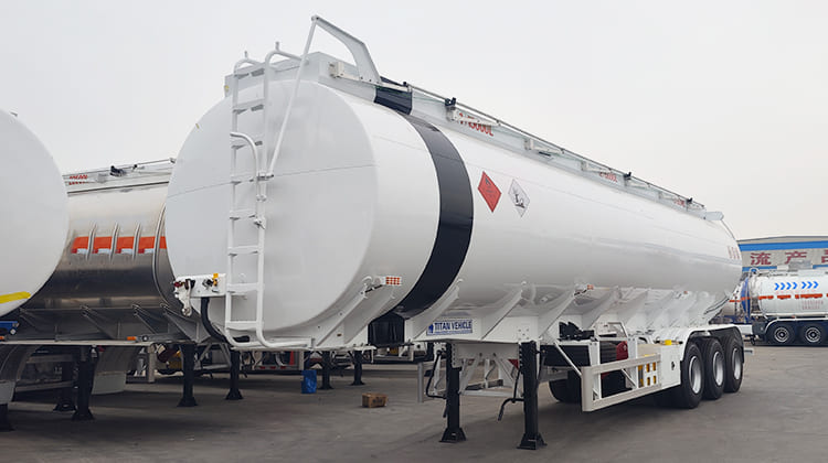 Tri Axle 45000L Petrol Tanker Trailer Truck Price in Mali