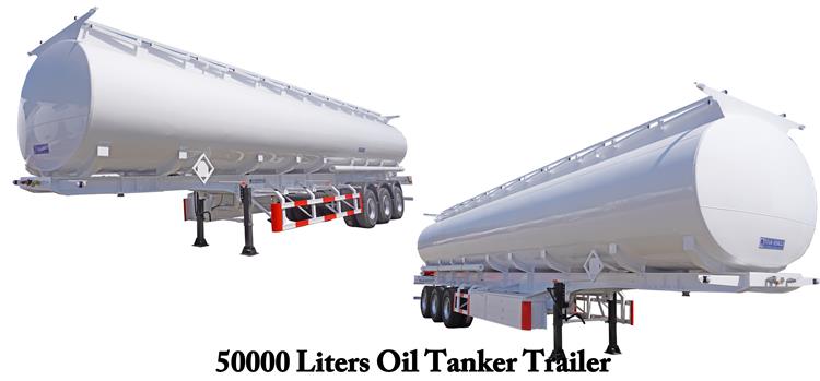50000 Liters Oil Tanker Trailer Price for Sale In Mali