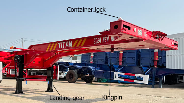 TITAN 3 Axle 40ft Container Chassis Trailer for Sale in Kingston, Jamaica