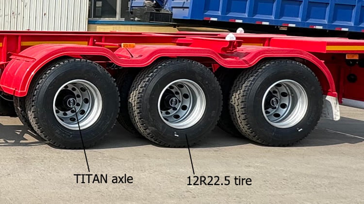 TITAN 3 Axle 40ft Container Chassis Trailer for Sale in Kingston, Jamaica