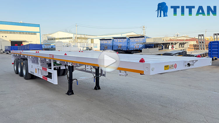 3 Axle Flatbed Trailer for Sale Near Me in Tanzania