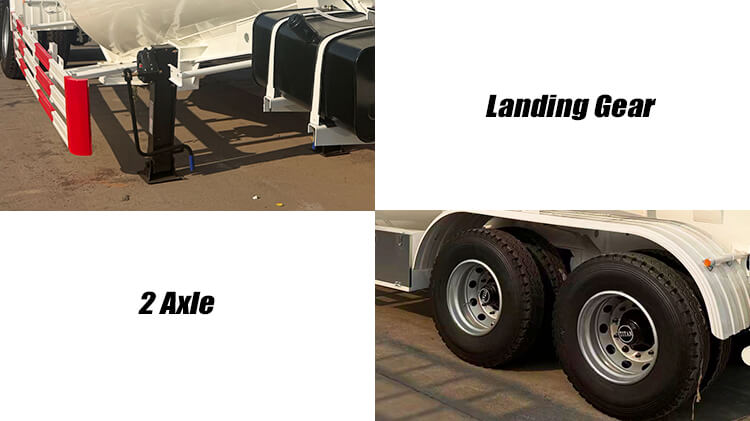 2 Axle Bulk Cement Tanker for Sale in Liberia