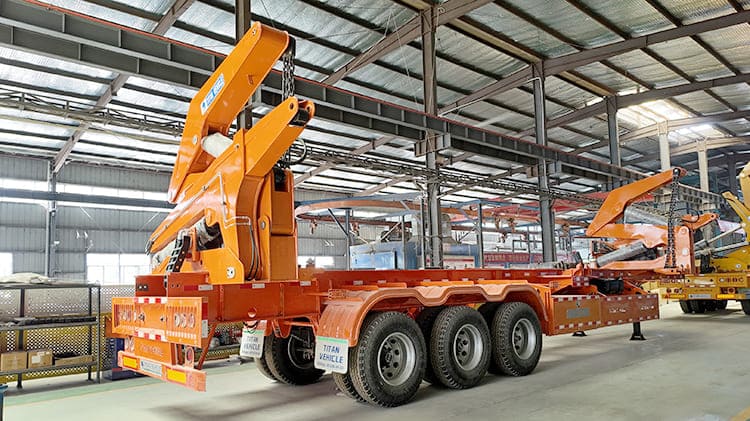 TITAN 45 Ton Container Sideloader Trailer for Sale Guyana