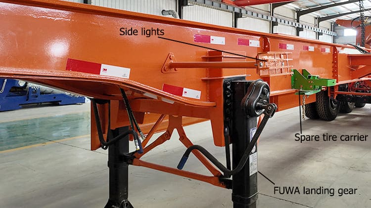 TITAN 45 Ton Container Sideloader Trailer for Sale Guyana