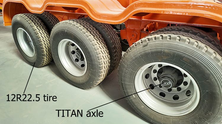 TITAN 45 Ton Container Sideloader Trailer for Sale Guyana