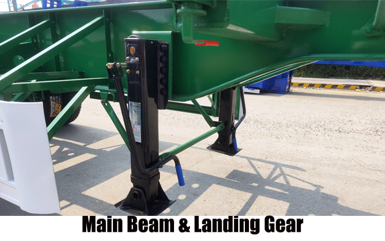 4 Axle Shipping Container Chassis Trailer for Sale in Guam
