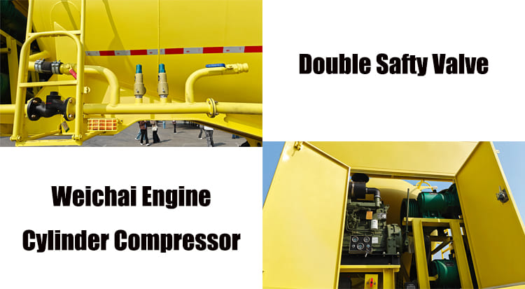 3 Axle Cement Bulker Truck Trailer Price for Sale in United Arab Emirates