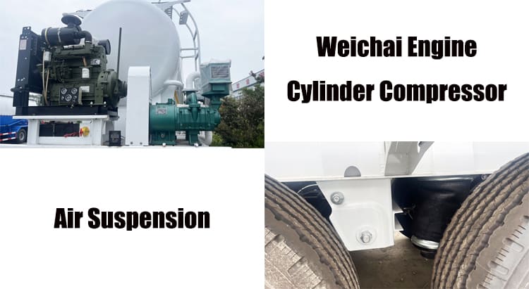 35 CBM Bulk Cement Tanker Trailer for Sale in United Arab Emirates